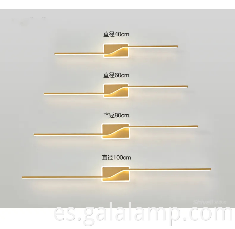 Elegante luz de pared nórdica para el dormitorio y el pasillo modernos